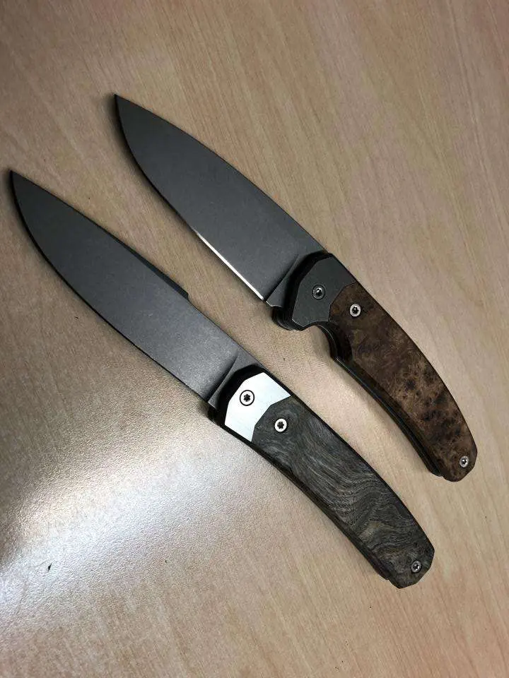 Messer mit gemustertem Klingenstahl